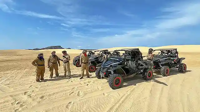 Met de buggy door de woestijn van Boa Vista.